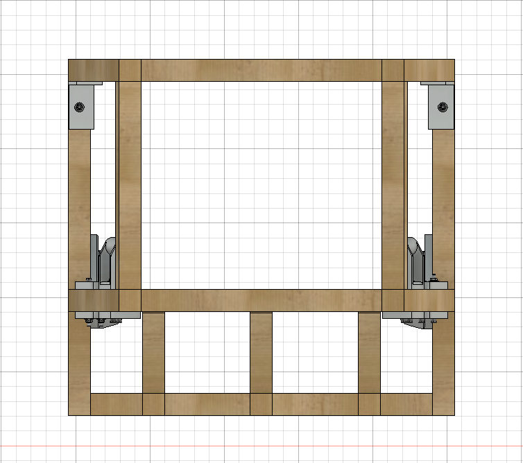 Back Frame front view