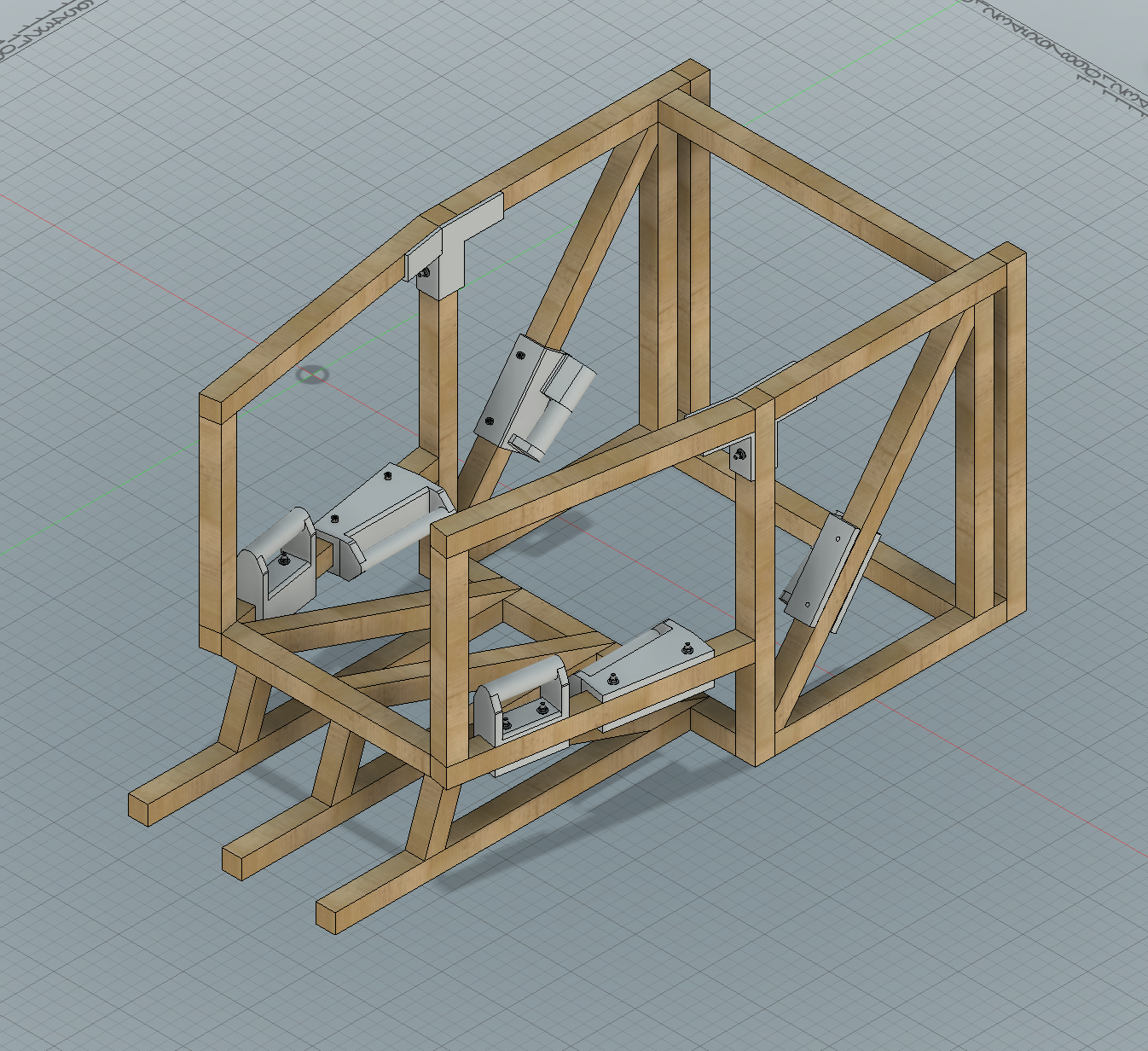 Back Frame isometric view