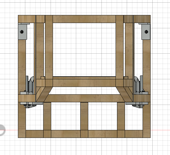 Sim Rig Frame Front View