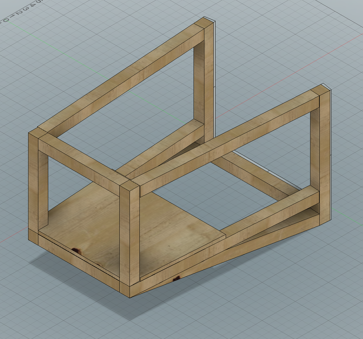 Front Frame isometric view