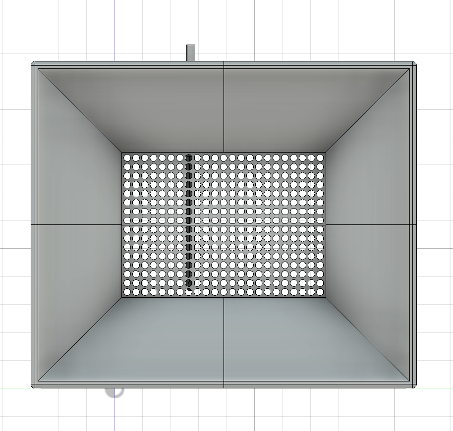 Contraction front view