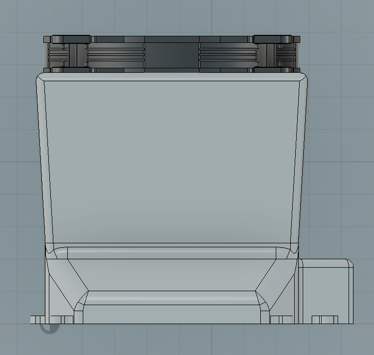 Diffusion fan top-down view