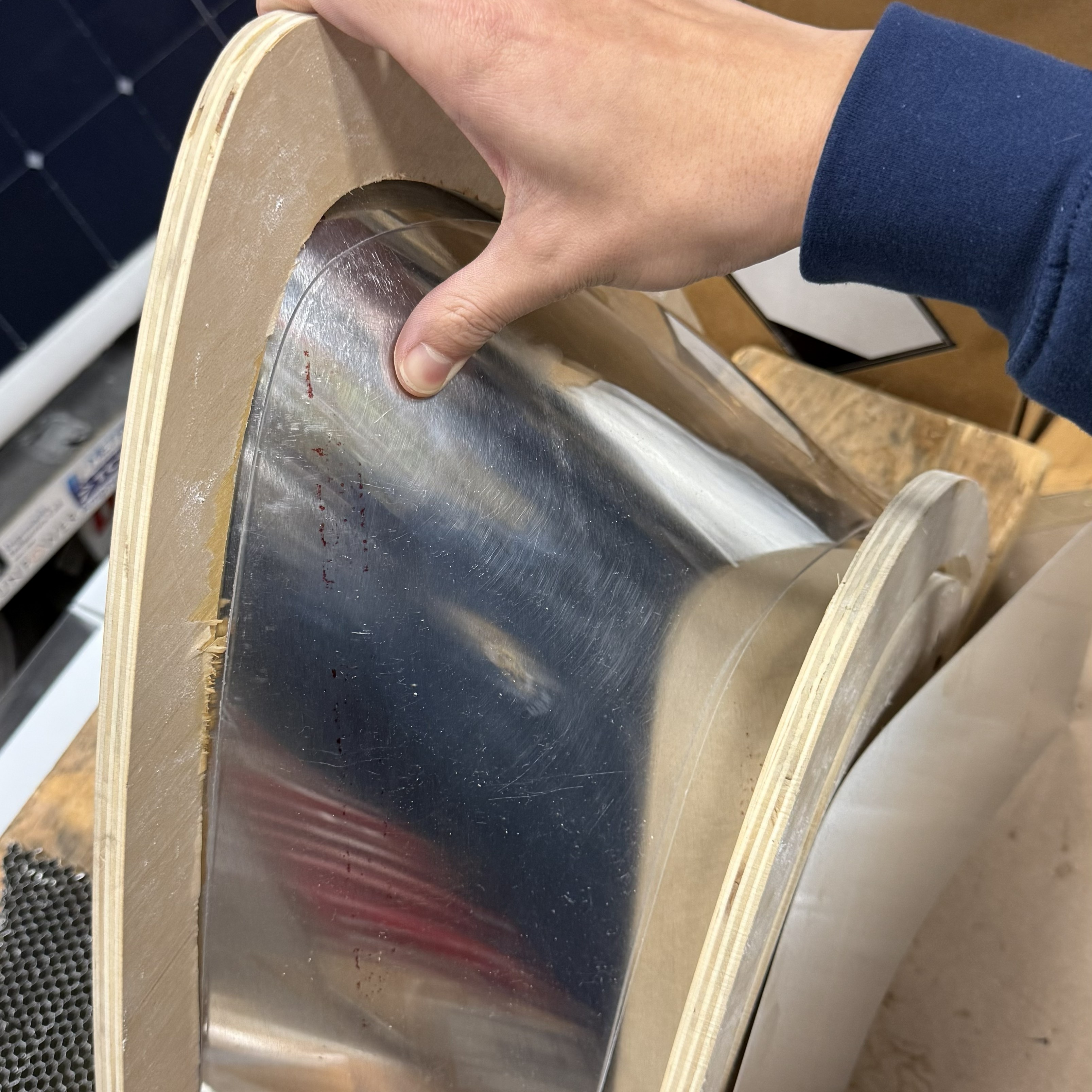 Back Frame front view